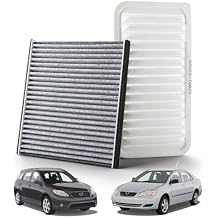 CA9482 Engine Filter CF10133 Cabin Air Filter Combo Set Fit for Toyota Corolla Matrix L4 1.8L 2003-2008