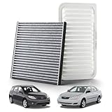 partszen CA9482 Engine Filter CF10133 Cabin Air Filter Combo Set Fit for Toyota Corolla Matrix L4