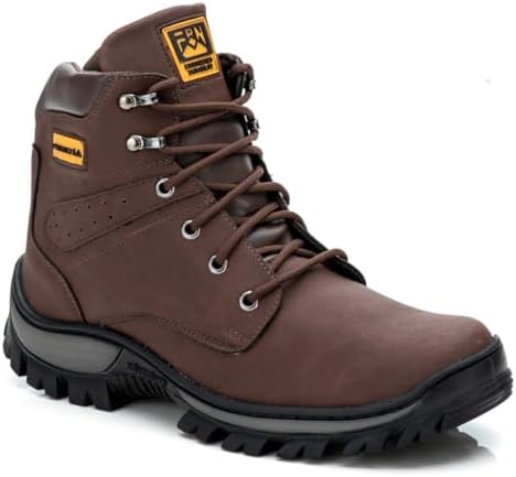 Coturno Masculino Bota Adventure com Cadarço Confortável Resisten...