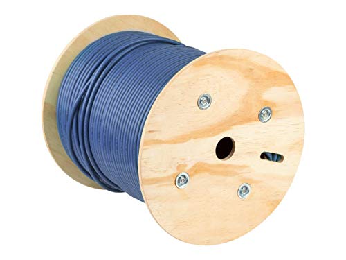 Cable Ethernet Monoprice Cat6A Bulk 500 Feet Azul miniatura 4