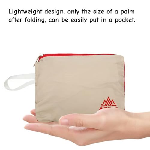 Mochila plegable impermeable ligera 25L negra miniatura 5