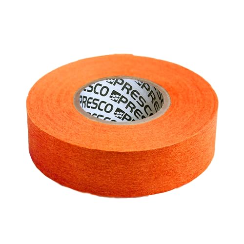 NO Adhesive, Presco Biodegradable Roll Flagging Tape, 1 in. x 100 ft. (Neon Orange)