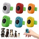 6 Pcs Klicker Hund,Clicker Hund Hundeklicker Klicker Für Hundetraining Hunde Dog Clicker Klicker Set Hunde Training Zubehör Schnell Zu Erlernen,Vielseitig,Tragbar Einfach,Für Haustiertrain(6 Farben)