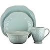 Lenox French Perle 4-Piece Place Setting, Ice Blue,12 oz