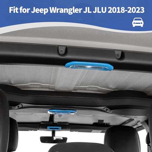 RT-TCZ for Jeep JL Light Blue Dome Light Cover Trim for Jeep Wrangler JL Gladiator JT 2018-2023 ABS Interior Accessories 3pcs by RT-TCZ - Used condition - Image 4