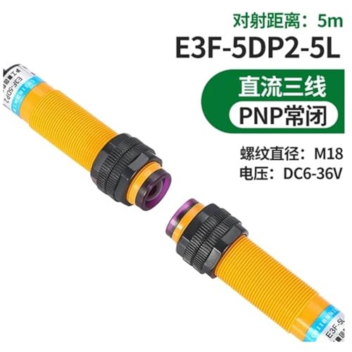 Evite errores de conteo con el sensor fotoeléctrico E3F-5DN1 PNP NC antiinterferencias 2