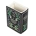 Poisonous Plants Book Shaped Vase – Gothic Ceramic Vase – Botanical & Book-Inspired Design – Decorative Display for Flowers – Gift for Plant & Book Enthusiasts