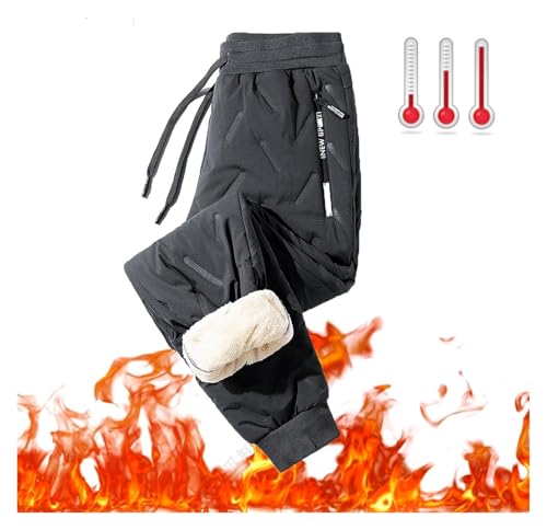 Pantalon de loisirs en coton doublé polaire de qualité supérieure