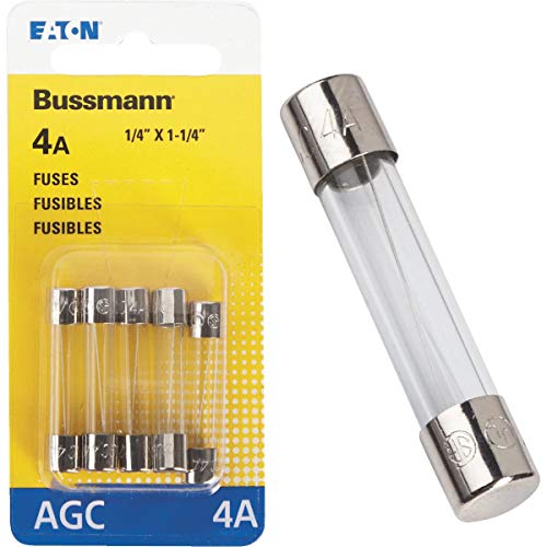 Bussmann 4A AGC Glassicherungen – 5er Pack