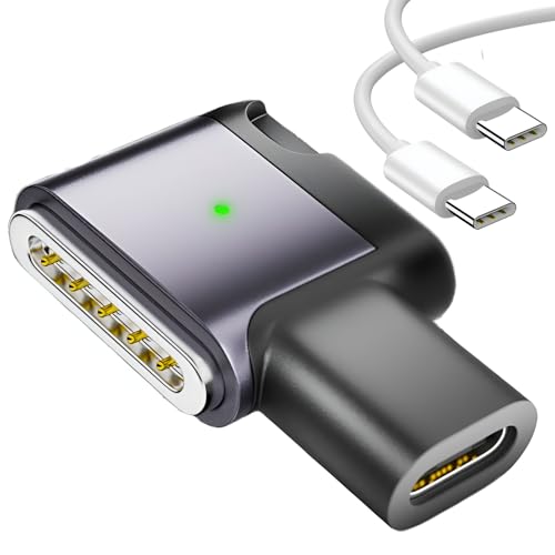 Câble USB C vers magnétique 100W PD pour MacBook Pro Air M1 M2 M3 M4 M5