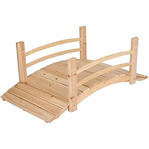 Shine Company 4980N Cedar Wood Garden Bridge Cover