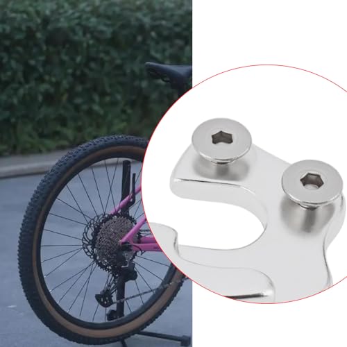 ECSiNG 2 peças de gancho traseiro para câmbio traseiro de bicicleta, estrutura de liga de alumínio,