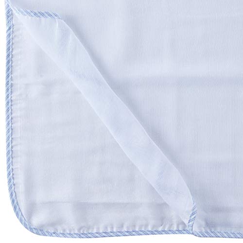 Toalha de Banho para Bebê Fralda Com Capuz Cavalinho de Pau Azul, Biramar Baby, Azul