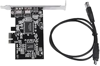 DEWIN Firewire Controller Card, PCI-E PCI Express FireWire 1394A IEEE 1394 Controller Card with Firewire Cable