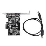 Bewinner PCI-Express Scheda Controller IEEE 1394 FireWire 800Mbps Con Cavo - Per Bus Seriale Ad Alte Prestazioni