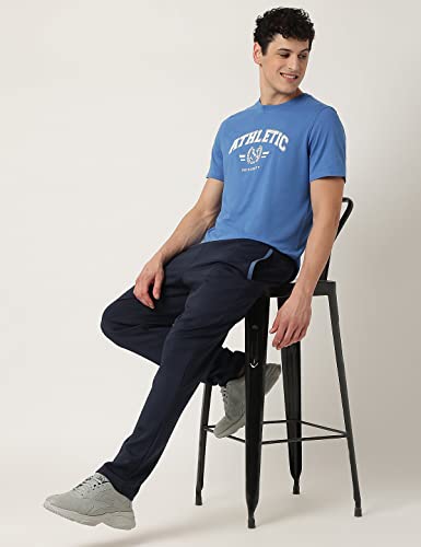 Image of Marks & Spencer Mens Printed Cotton Crew Neck Regular Fit T-Shirt