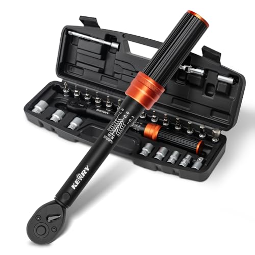 Kerry 27 pièces 1/4 pouce Clé dynamométrique...
