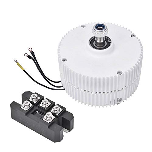 Alternateur Synchrone 12V Aimant Permanent – Cuivre, Bas Régime, 4500 Rpm, 1200W, éolien/hybride