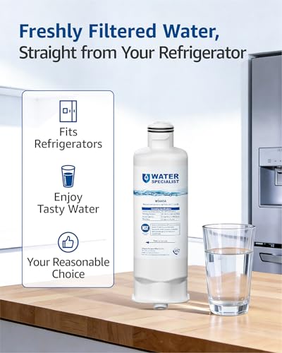 Image of Waterspecialist WS645A Refrigerator Water Filter, Replacement for Samsung DA97-17376B, HAF-QIN /EXP, HAF-QIN, RF28T5001SR, DA97-08006C, RS27T5200SR, RF28R7351SG, RF24R7201SR, RF27T5201SR, 3 Pack