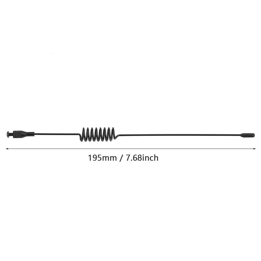 equlup RC Simulation Antenna, Remote Control Vehicle Decoration Parts Simulation Antenna Whip Antenna Decoration for 4 RC Crawler Car (Length 175MM)