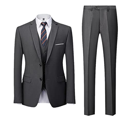 Costume 3 pièces homme ajusté pour effacer les imperfections en taille XL