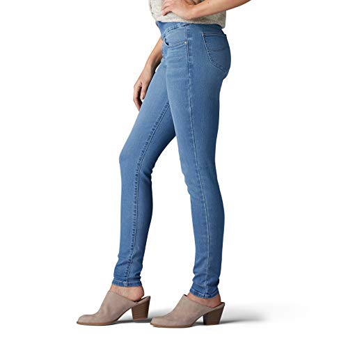 Lee Women's Sculpting Slim Fit Skinny Leg Pull On Jean, Larkspur, 14 Medium #TOP1