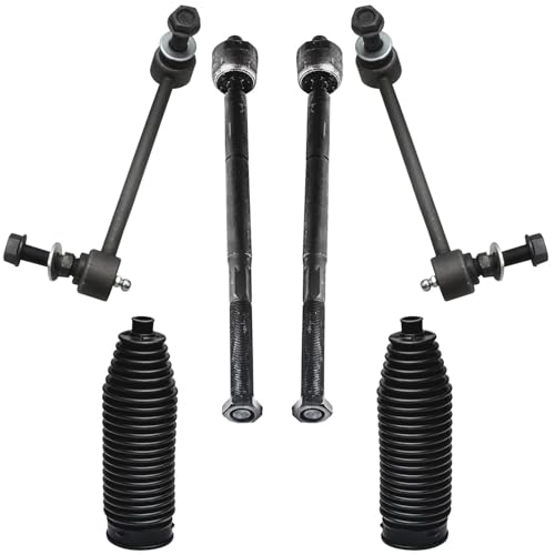 Image of Detroit Axle - RWD Front 12pc Struts Kit for 11-14 Chrysler 300, 2 Struts w /Coil Spring 2 Sway Bars 2 Boots 4 Tie Rods 2 Lower Ball Joints 2011 2012 2013 2014 Replacement Suspension