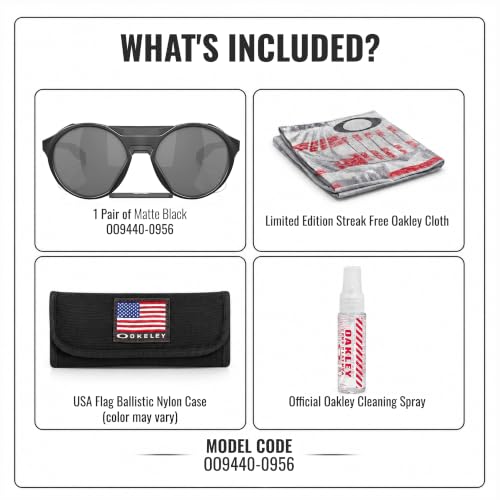 Image of Oakley CLIFDEN OO9440 Round Shape Sunglasses With Official Eyewear Kit | Men's Sunglasses