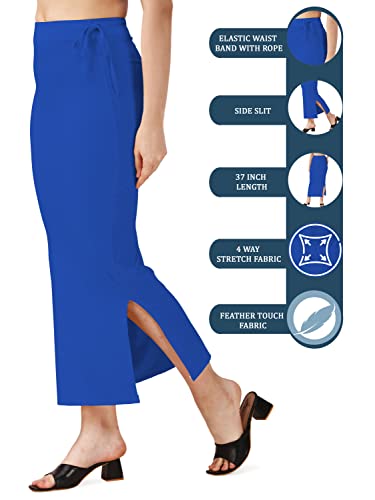 Image of Mehrang Microfiber Saree Shapewear Petticoat for Women, Cotton Blended Shape Wear Dress for Saree