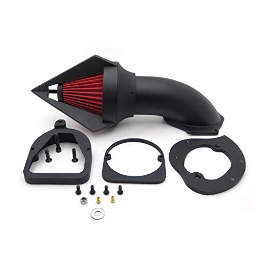Xkh- Motorcycle Matte Black Triangle Spike Air Cleaner Kits Intake Filter Compatible With Spirit Ace 750 1998 2013 [B01Clu9Nww] #TOP5