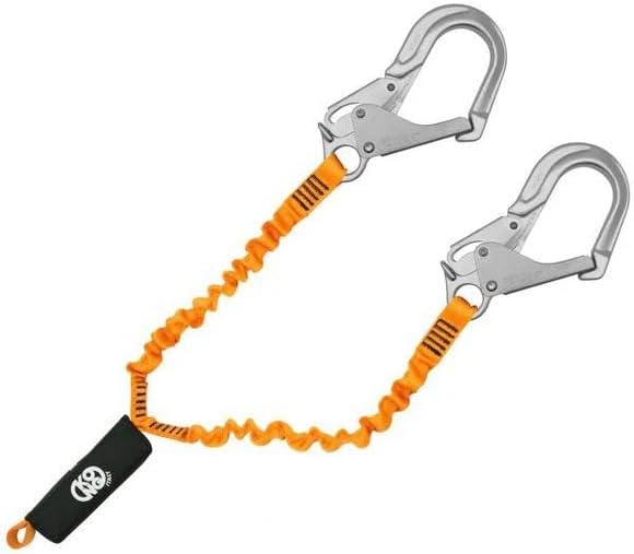 Kong Italy EAW Y Set – Double Elastic Fall Arrester with Polyamide Webbing, 30mm Width, QUEEDY ANSI Connectors, NFC-Enabled for Easy Inspection, Made in Italy