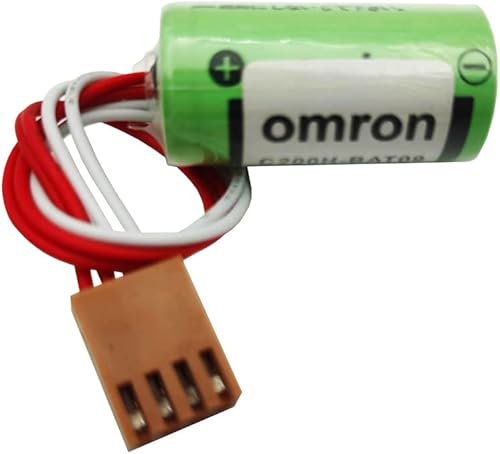 Miniatura 3 de MEELER 15 Pack C200H-BAT09 3V 1700mAh PLC Battery CNC Lithium Battery with Plug 33.5 * 17mm Non Rechargeable