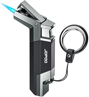 Pipe Lighters, Refillable Gas Lighter Windproof Jet Flame Lighters, for Women & Men(Butane Gas Not Included)