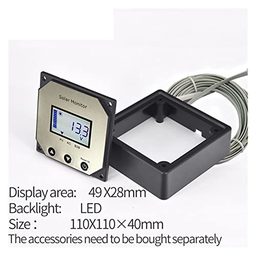 Régulateur de Charge Solaire 12V Batterie Double EDEDE MPPT 12A LCD Bluetooth