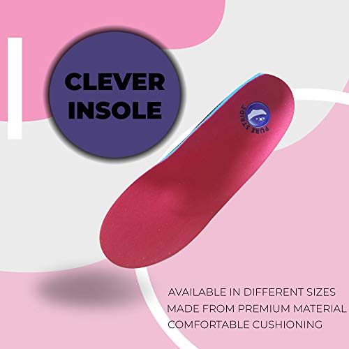 Pure Stride Arch Support Shoe Inserts - Overpronation Insoles, Insoles for Plantar Fasciitis, Insoles for Men, Insoles for Women, Heel Cushion Inserts, Orthotic Inserts for Men, Shoe Insoles