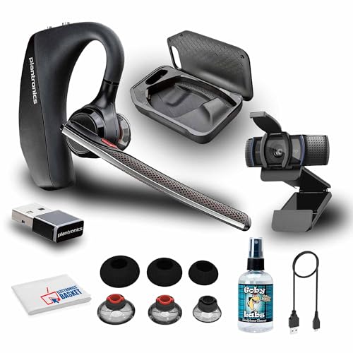 Poly Voyager 5200 UC Bluetooth Headset Bundle