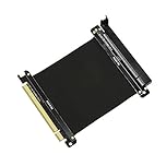 SinLoon PCI Express 16x Flexible Card,PCI-E 3.0 High Speed GPU Riser Cable Straight Connector Compatible with GTX RTX Series,Radeon Series Graphics Card(10CM