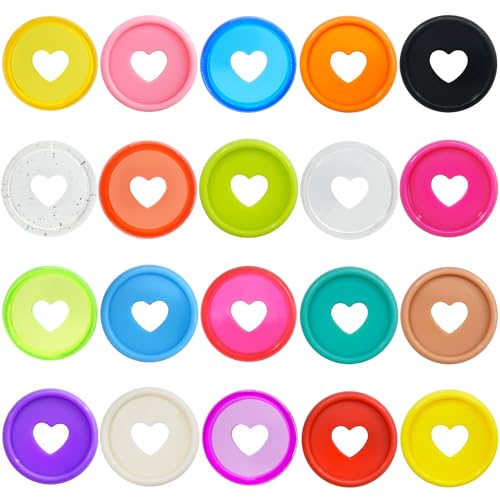 Disques d'extension 24 mm pour scrapbooking en cœur pour éviter les pages déchirées