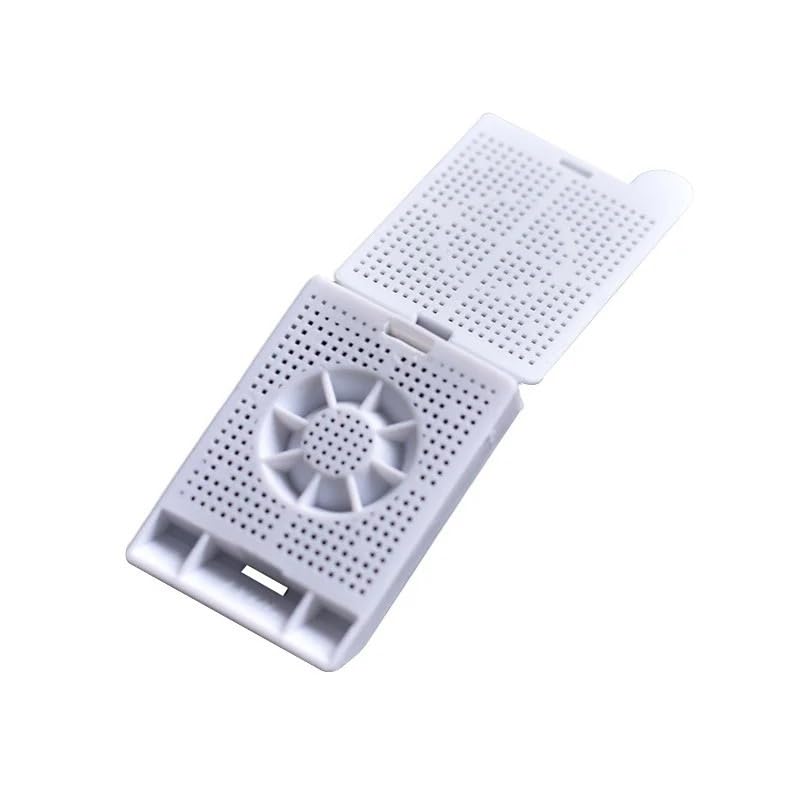 Round Hole POM Embedding Box Organization Processing Inspection Sample Organization Plastic Rectangular Grid Lid Color