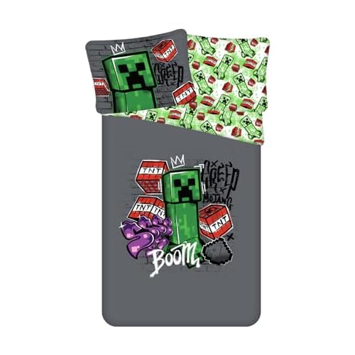 Minecraft Colecciones de Ropa de Cama Infantil, Multicolor, único