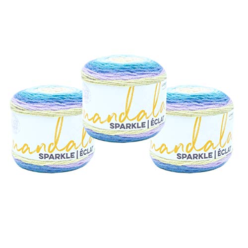 Image of (3 Pack) Lion Brand Yarn Mandala Sparkle Yarn, Orion