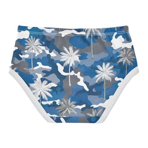 Funny Toddler Girls Underwear 2t Cotton Girl Panties Cute Grey Coconut Trees Blue Camouflage Briefs Undies Kids2