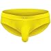 Men's Bikinis Briefs Ultimate Comfort Soft Waistband Briefs, Large, Yellow