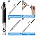 CdbC Dog Whistle - 2Pack Dog Whistle to Stop Barking Neighbor's Dog, Adjustable Ultrasonic Silent Dog Whistle,Helpful for Training Recall (Black with Lanyard)