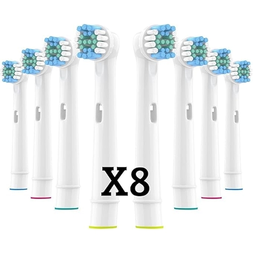 Refil Cabeça Redonda Escova de Dente Elétrica Compatível com Oral-B Kit com 8 Unidades Cer... Refil Cabeça Redonda Escova de Dente Elétrica Compatível com Oral-B Kit com 8 Unidades Cer...