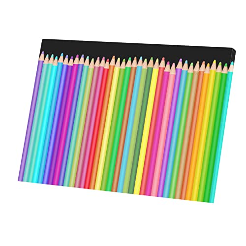 Crayon de couleur enfant tableau mignon pour égayer un mur vide
