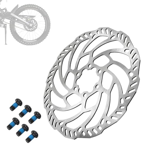 JFG RACING Rear Brake Rotor for Surron Light Bee,203mm Dirt Bike Brake Disc for Dirt Bike Surron Light Bee X/Surron Light Bee S