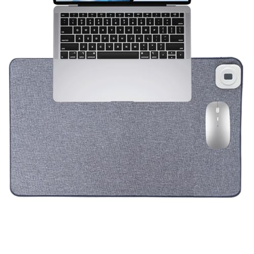 Coussin de chauffage électrique grand tapis de bureau chauffant ordi avec protection