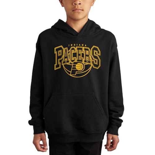 Junk Food NBA - Indiana Pacers Monochromatic Arch Kids Hoodie Black
