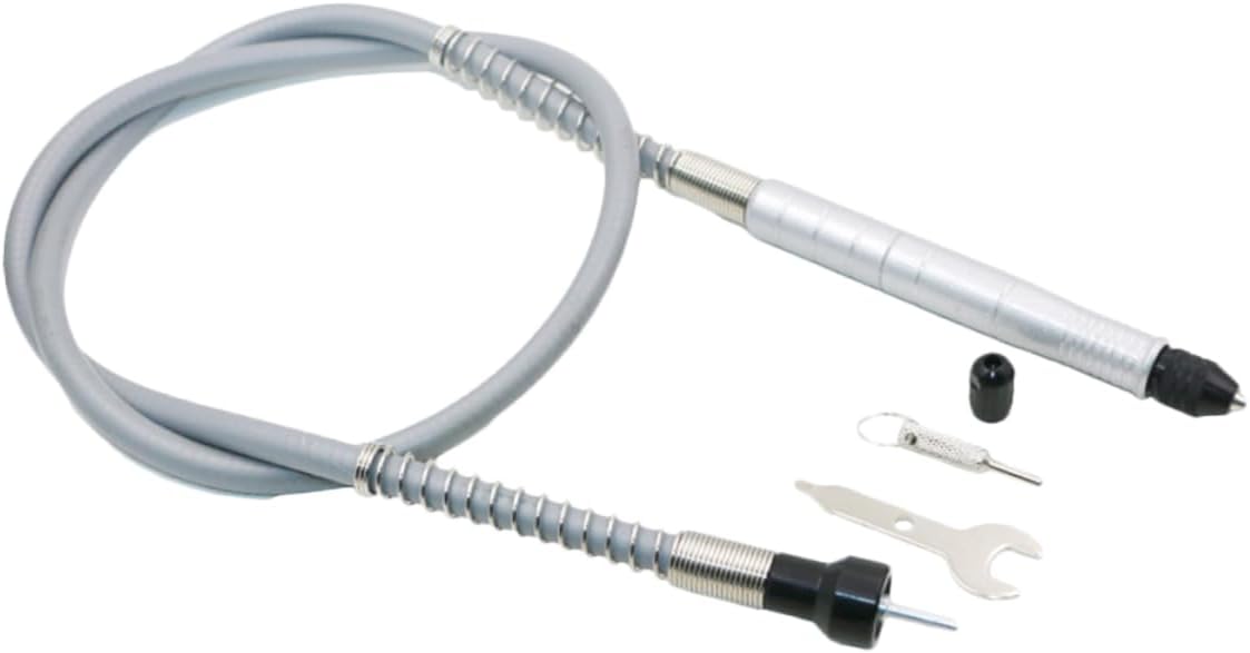 DOITOOL 1 Pc 3.2mm Flexible Shaft Extension for Grinder Extension Shaft Grinder Collet Set Handpiece